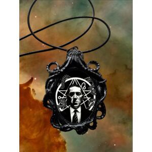 H.P. Lovecraft Pendant Cthulhu Mythos Necronomicon Necklace